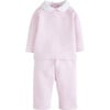 Quilted Pant Set, Light Pink - Mixed Apparel Set - 1 - thumbnail