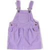 Corduroy Overall Dress, Lilac - Dresses - 1 - thumbnail