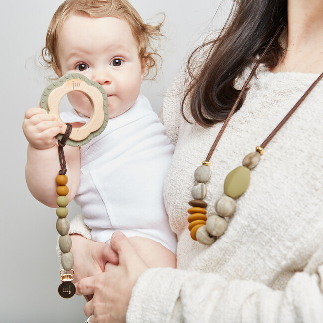 Saddle Teether + Clip Set