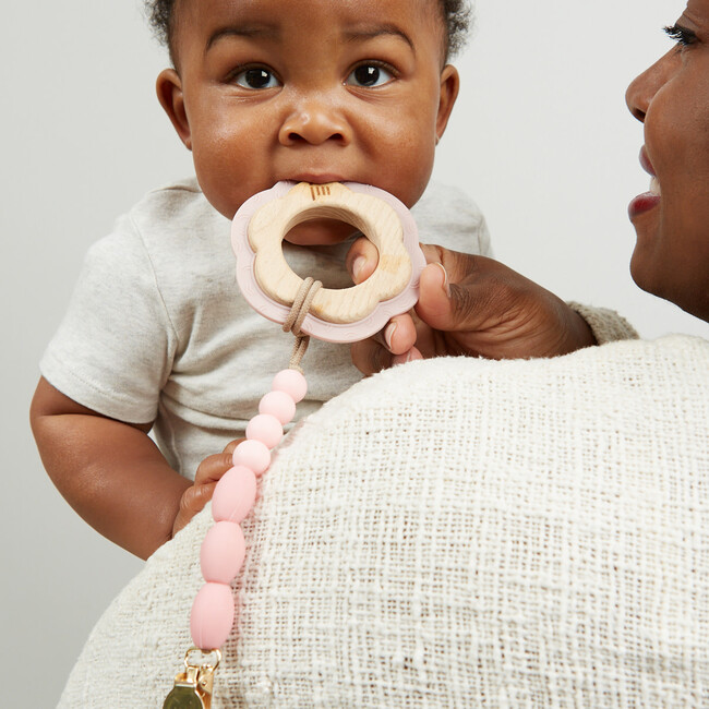 Rose Wood + Silicone Teether