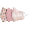 Kids Lollipop Flower Mask Bundle, Pink Multi - Face Masks - 1 - thumbnail