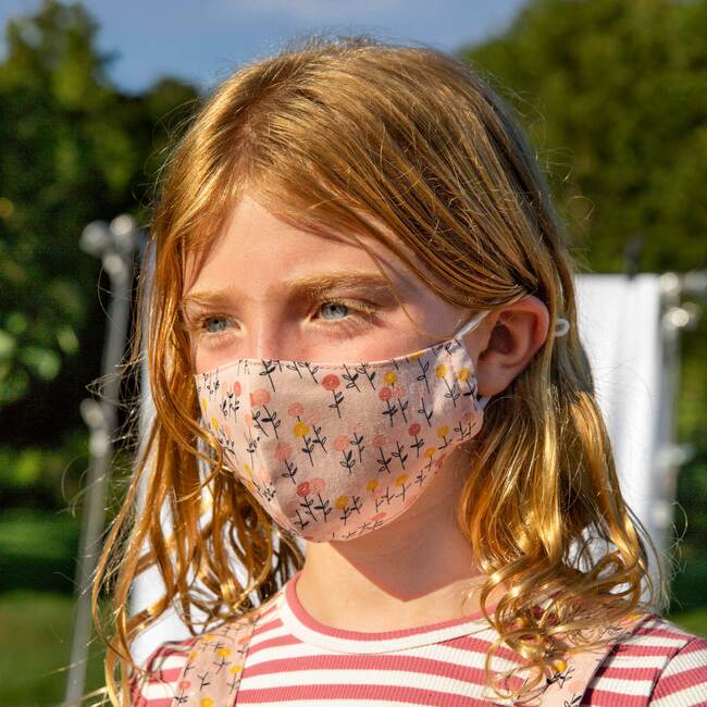 Kids Lollipop Flower Mask Bundle, Pink Multi - Face Masks - 4