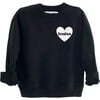 Heart U Most Personalized Youth Sweatshirt, Black - Sweatshirts - 1 - thumbnail