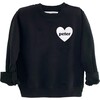Heart U Most Personalized Youth Sweatshirt, Black - Sweatshirts - 2