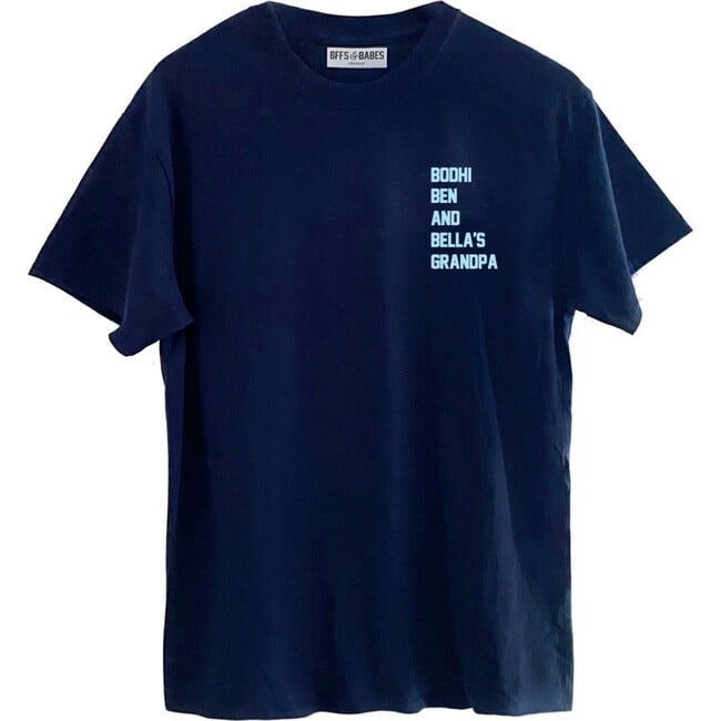 Men's Keep U Close Personalized T-Shirt, Navy - Shirts - 3