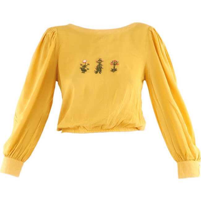 Women's Primavera Helen Shirt, Yellow - Blouses - 1
