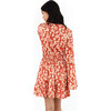 Women's Amazonia Ankara Short Dress, Red - Dresses - 3