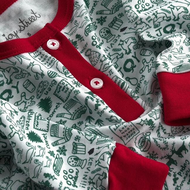 North Pole Pajama Set, Evergreen - Pajamas - 2