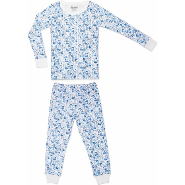 New York City Pajama Set, Sailor Blue