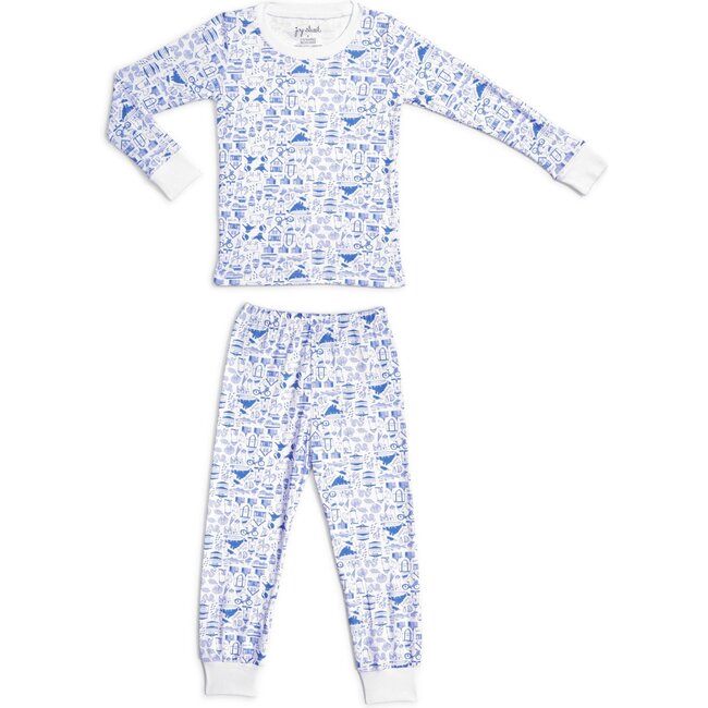 Martha's Vineyard Pajama Set, Sailor Blue