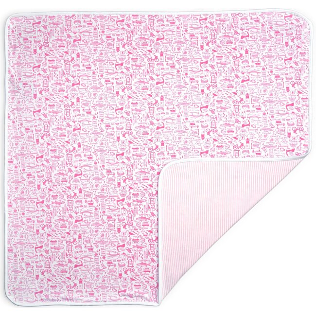 Cape Cod Baby Blanket, Pink