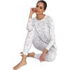 Chicago Women's Jogger Pajama Set, Gray - Pajamas - 2