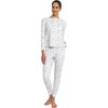 Chicago Women's Jogger Pajama Set, Gray - Pajamas - 3