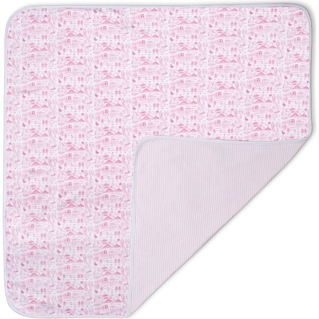 Boston Baby Blanket, Pink