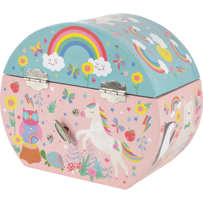 Rainbow Fairy Circular Jewelry Box