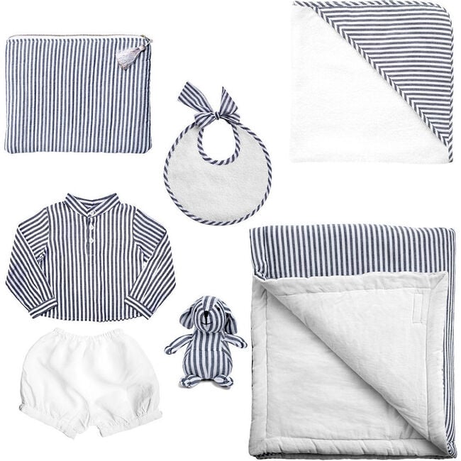 *Exclusive* Luxe Baby Gift Set, Harbour Island Stripe