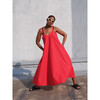 Women's Siesta Dress, Red Chili - Dresses - 4