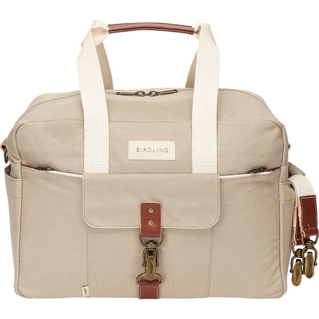 Birdling Overnighter, Grey - Diaper Bags - 1