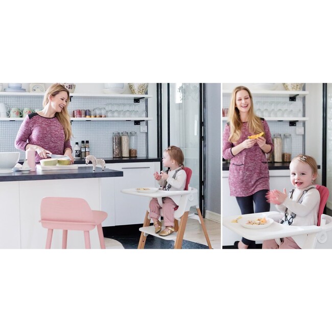 Stokke® Steps™ HighChair, Natural Legs with White Seat - Highchairs - 3