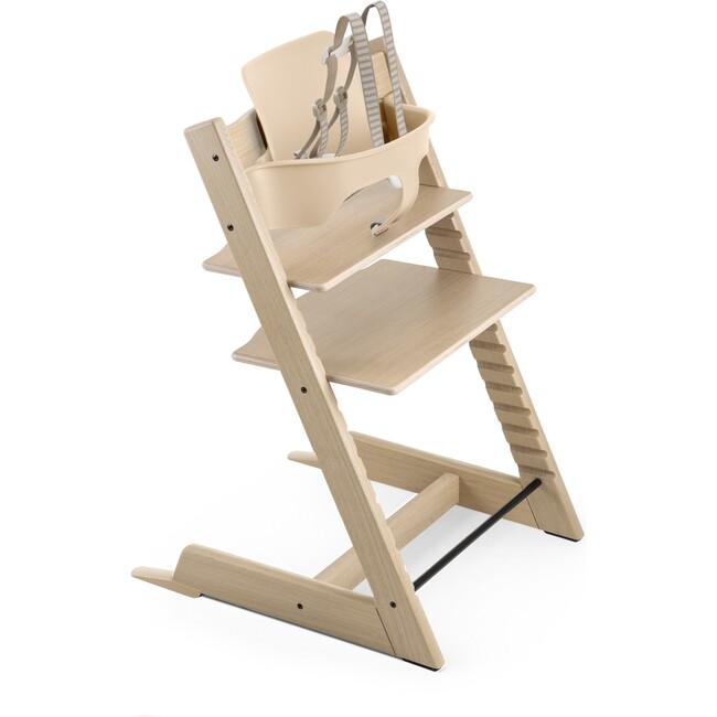Tripp Trapp® High Chair (includes Tripp Trapp® + Baby set),  Oak Natural