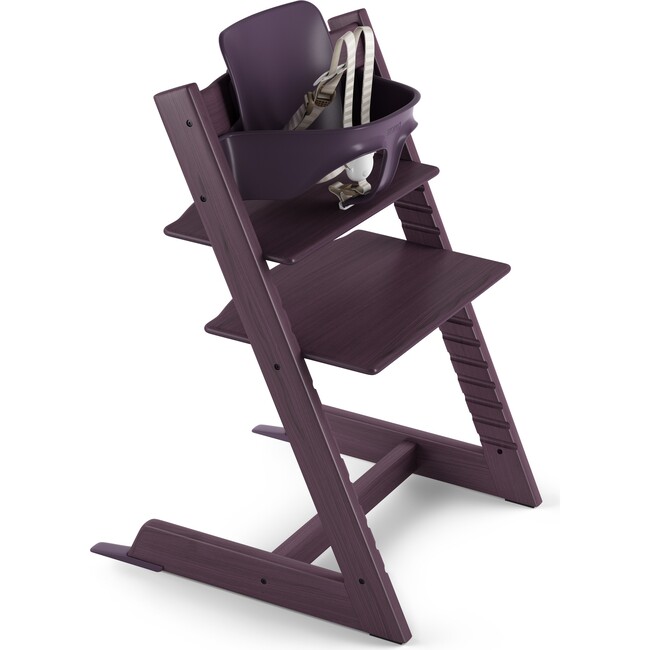Tripp Trapp® High Chair (includes Tripp Trapp® + Baby set), Plum Purple - Highchairs - 1