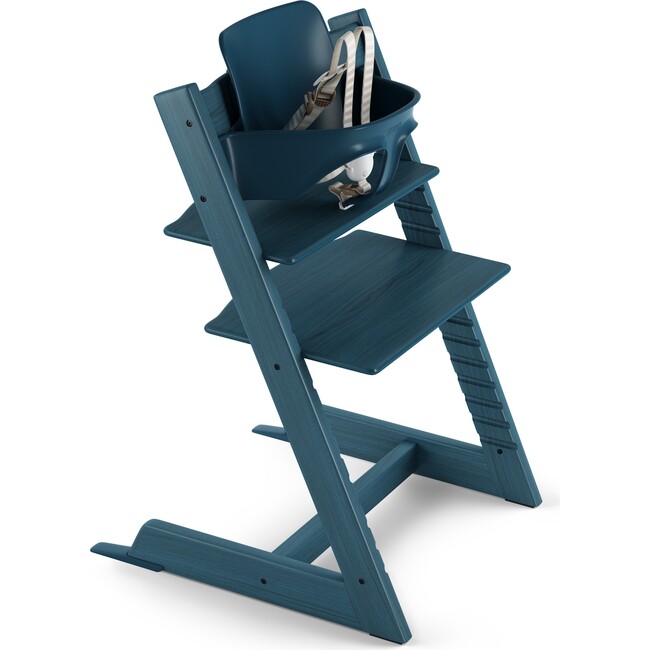 Tripp Trapp® High Chair (includes Tripp Trapp® + Baby set),  Midnight Blue - Highchairs - 1
