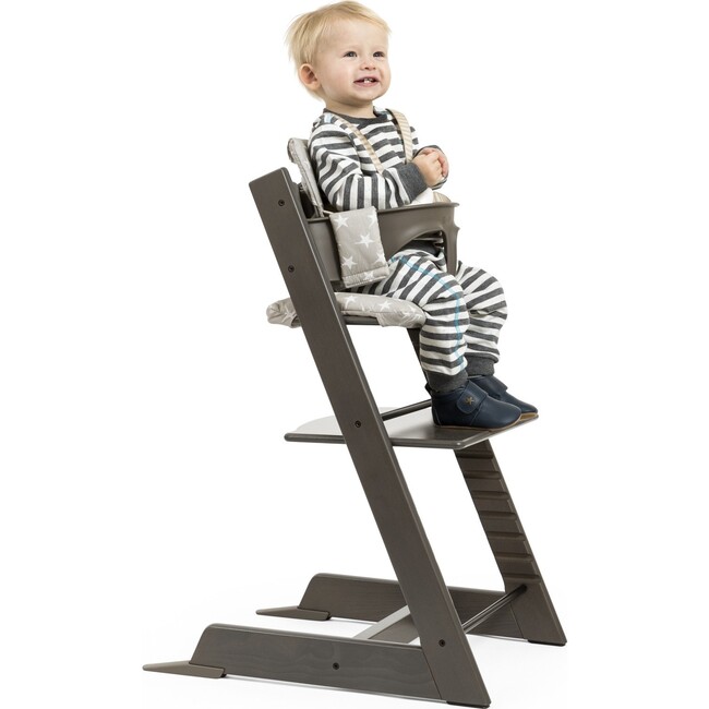 Tripp Trapp® High Chair (includes Tripp Trapp® + Baby set), Hazy Grey - Highchairs - 2