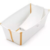 Flexi Bath® Bundle, Tub + Newborn Support, Yellow - Tubs - 1 - thumbnail