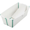 Flexi Bath® Bundle, Tub + Newborn Support, Aqua - Tubs - 1 - thumbnail