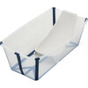 Flexi Bath® Bundle, Tub + Newborn Support, Blue - Tubs - 1 - thumbnail