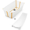 Flexi Bath® Bundle, Tub + Newborn Support, Yellow - Tubs - 2