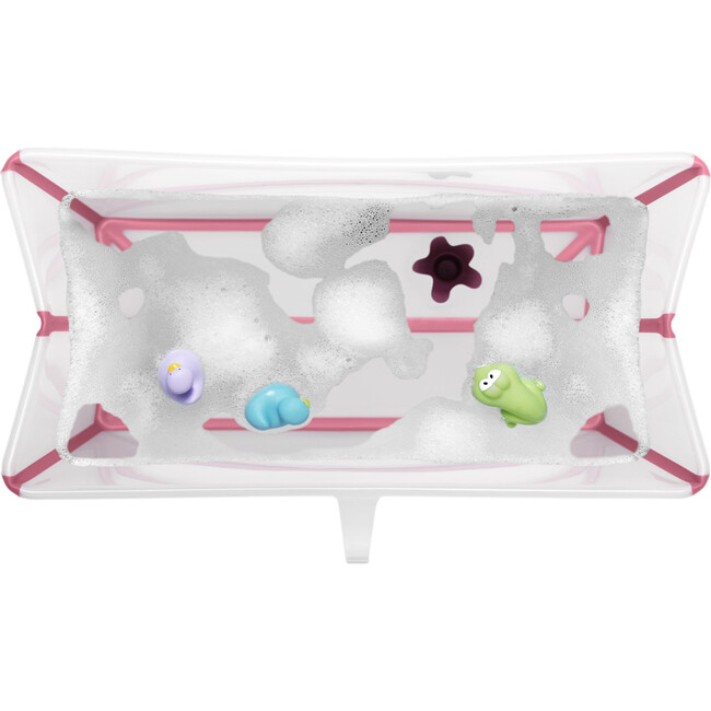 Flexi Bath® Bundle, Tub + Newborn Support, Pink - Tubs - 3
