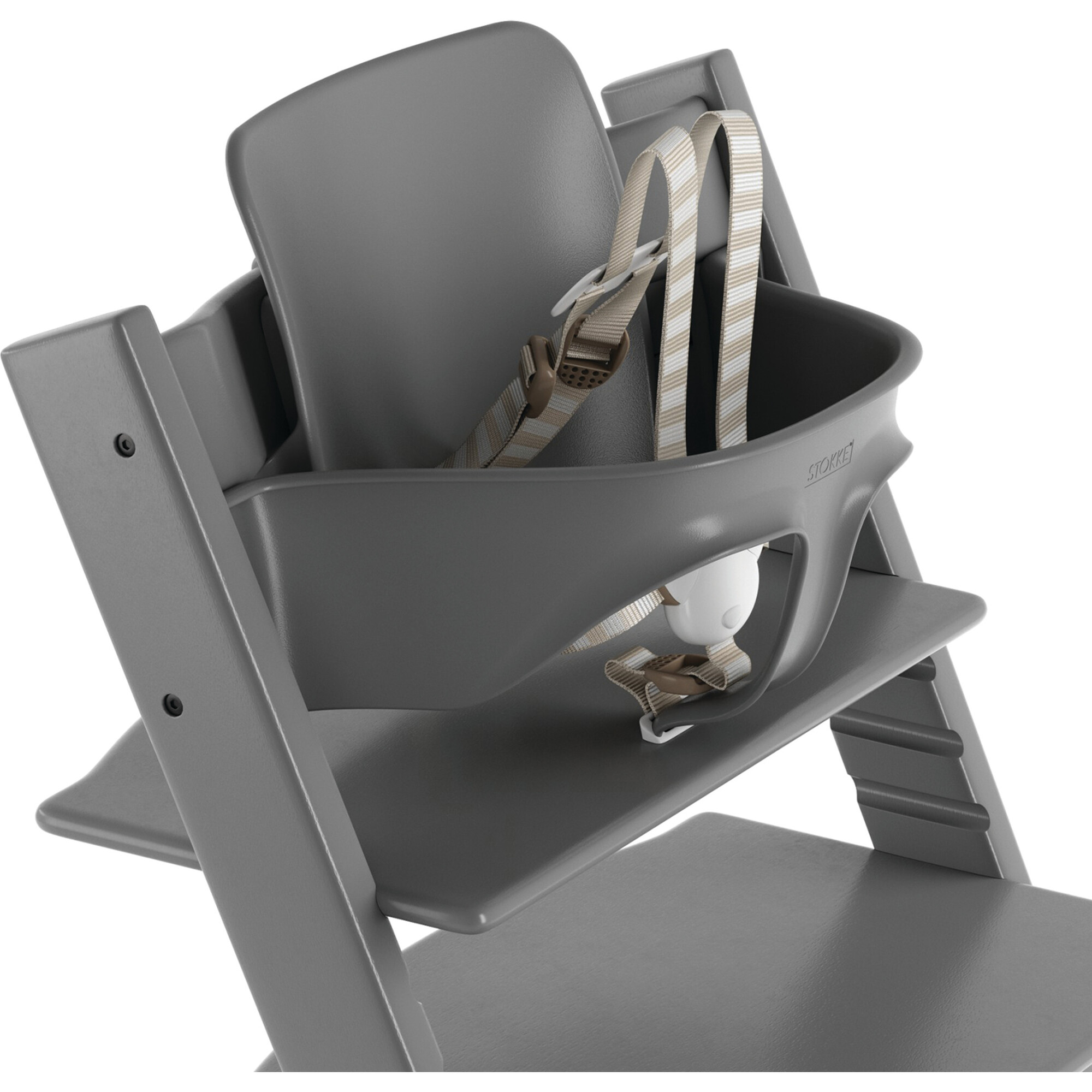 Stokke Tripp Trapp High Chair With Baby Set, Storm Grey