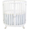 Sleepi™ Mini Bed Skirt by Pehr, Mist - Crib Skirts - 1 - thumbnail
