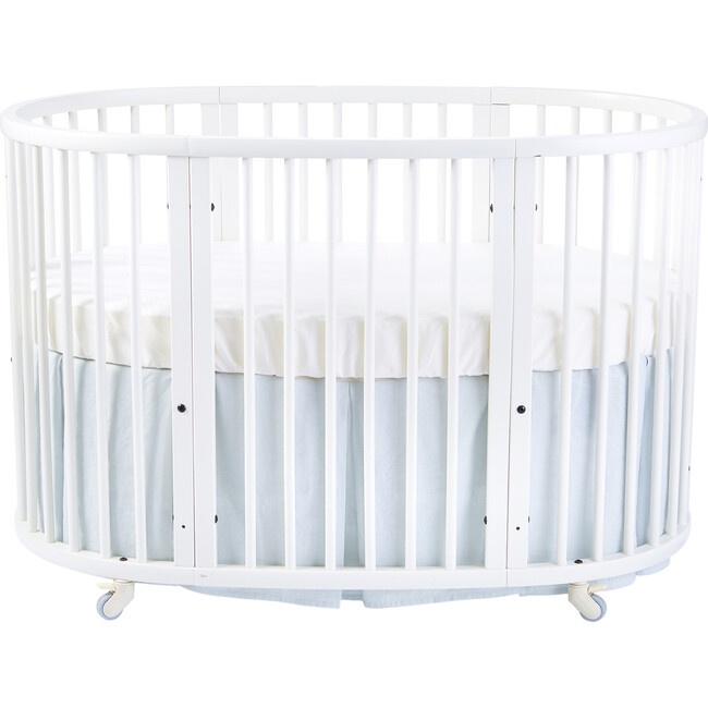 Sleepi™ Mini Bed Skirt by Pehr, Mist - Crib Skirts - 2