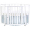 Sleepi™ Mini Bed Skirt by Pehr, Mist - Crib Skirts - 2