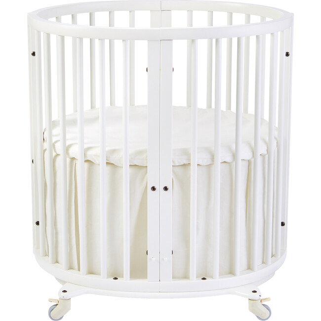 Sleepi™ Mini Bed Skirt by Pehr, Natural - Crib Skirts - 1