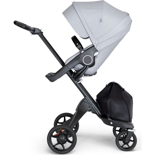 Xplory 6 Chassis & Stroller Seat, Grey Melange and Black Handle - Single Strollers - 1