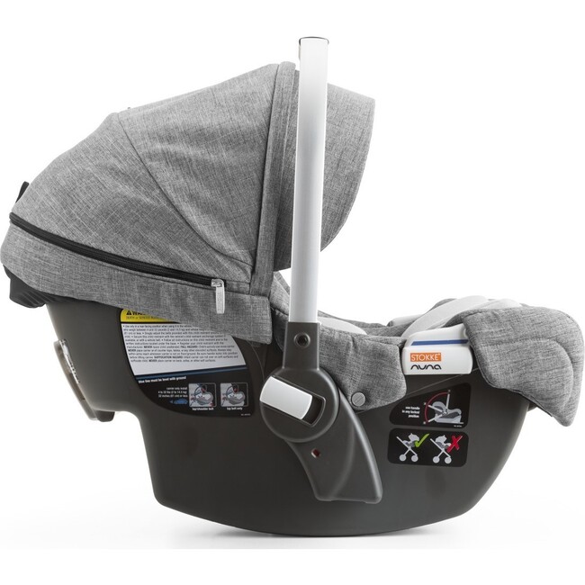 Pipa by Nuna Car Seat, Black Melange - Infant - 3