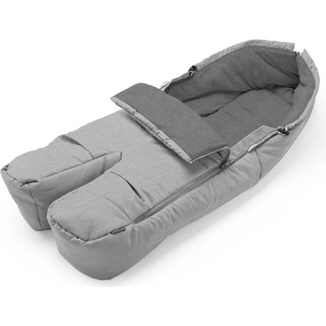 Stokke® Foot Muff, Grey Melange - Stroller Accessories - 1