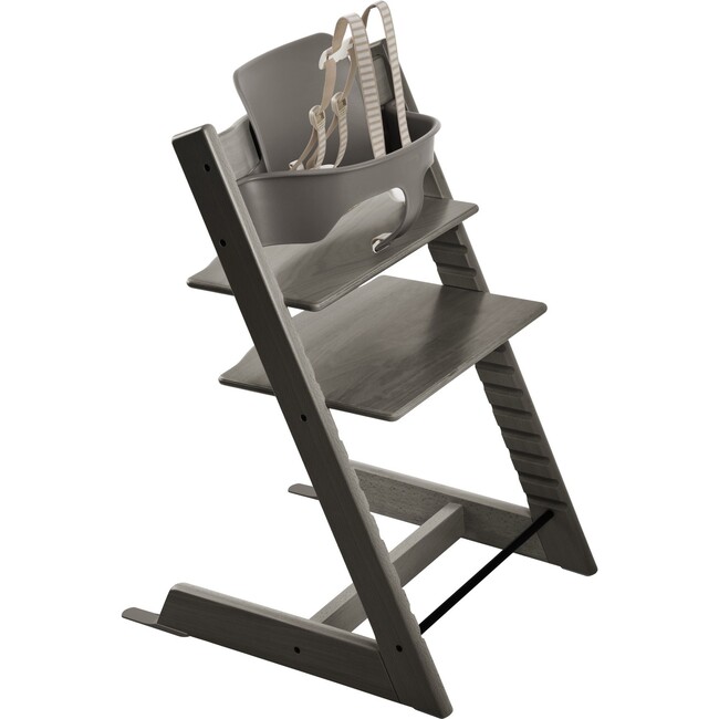 Tripp Trapp® Baby Set, Hazy Grey - Highchairs - 2