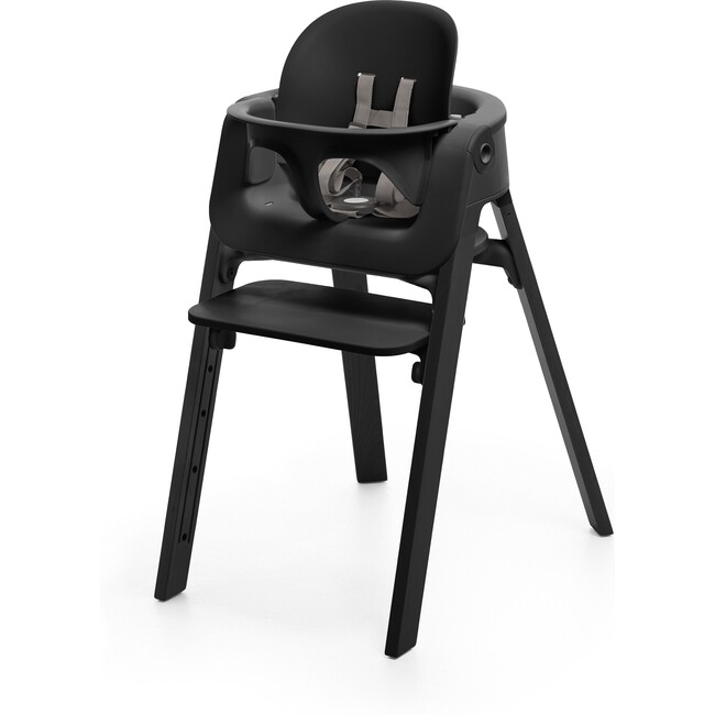 Stokke® Steps™ High Chair (incl. Legs, Seat and Babyset), Black - Highchairs - 1