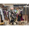 Xplory 6 Silver Chassis & Stroller Seat, Black and Brown Handle - Single Strollers - 3