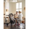 Xplory 6 Silver Chassis & Stroller Seat, Black and Brown Handle - Single Strollers - 4