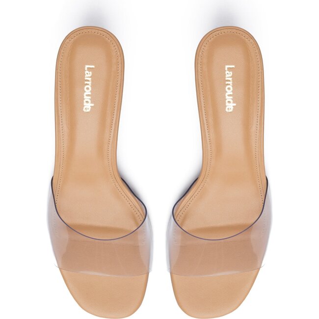 Women's Vivi Mule, Clear and Tan - Sandals - 3