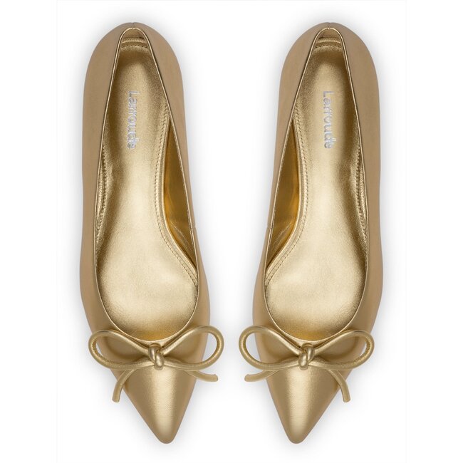 Women's Lee Flat, Gold - Flats - 3