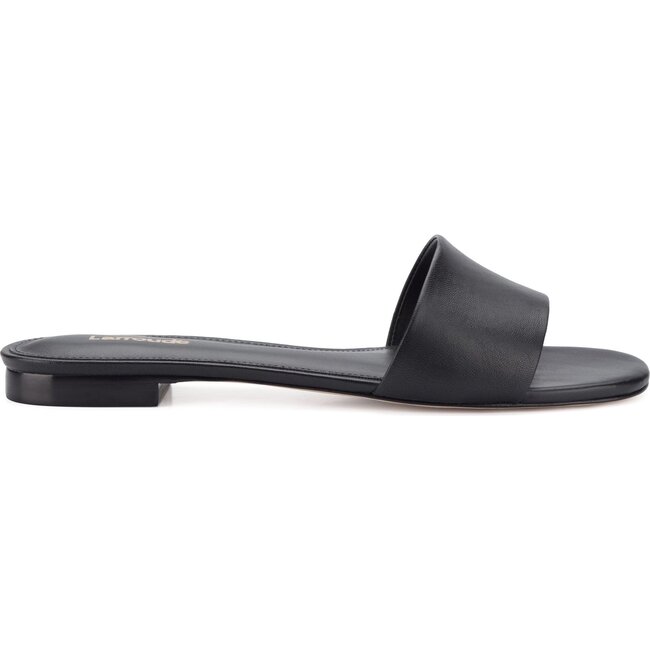 Women's Ivy Flat Mule, Black