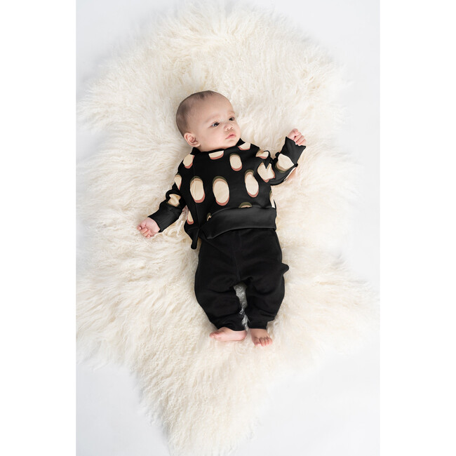 Baby Terry Joggers, Vintage Black