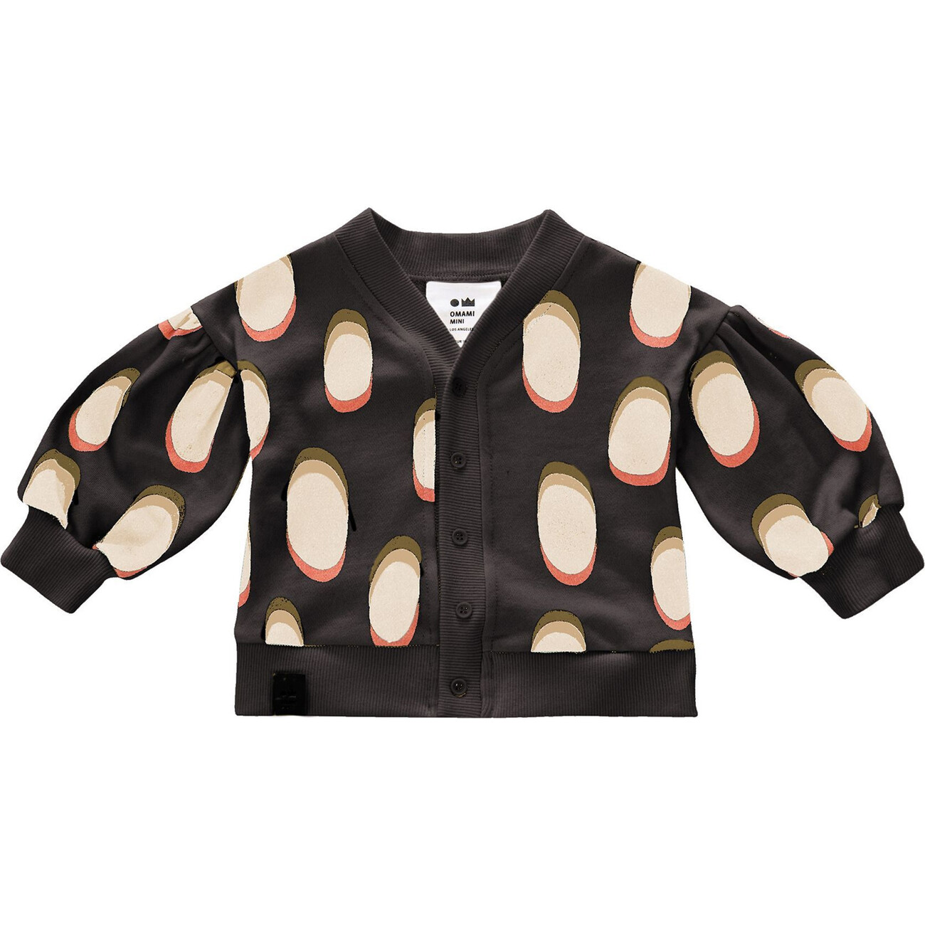 【MANNINGCARTELL】The Terry Knit Cardigan Baby Terry Cardigan, Black - OMAMImini Tops | Maisonette