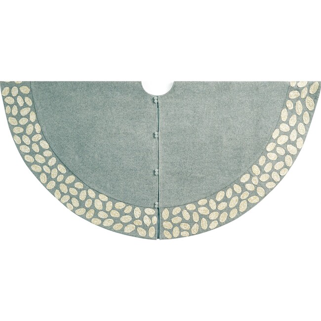 Pebble Pattern Tree Skirt, Grey